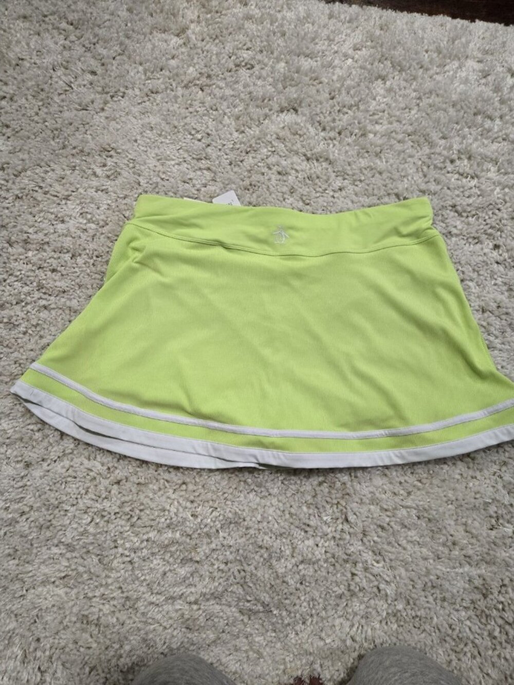Tennis Skirt Golf Pickleball Penguin by Munsingwear Women's Green Skort Size L - Picture 3 of 7